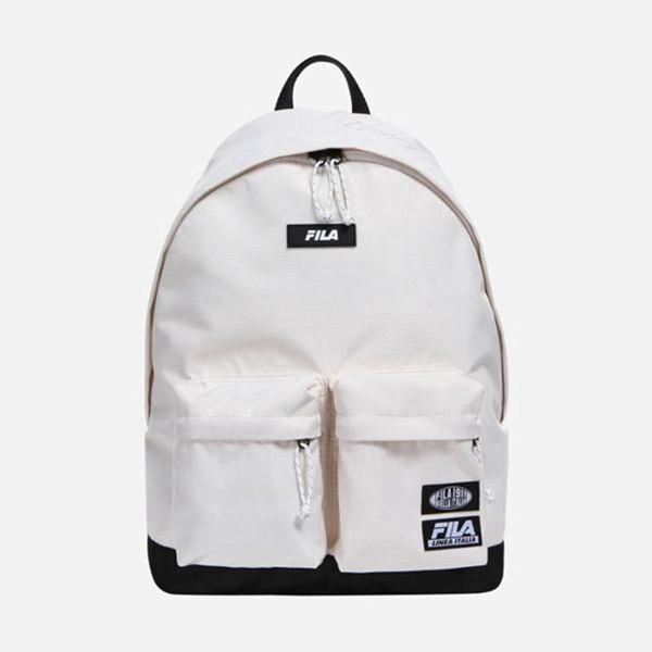 Mochila Fila Branco - Fila Two Pocket Round Outlet Portugal,NWOR-34620